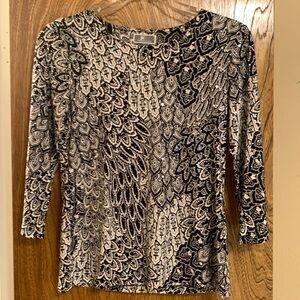 JM Collection Sequined Top